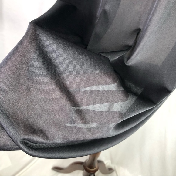 Vintage Shadowline black sheer short slip lace bodice made in USA glam sissy S - Picture 3 of 10